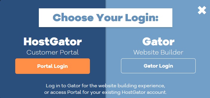 hostgator customer portal login